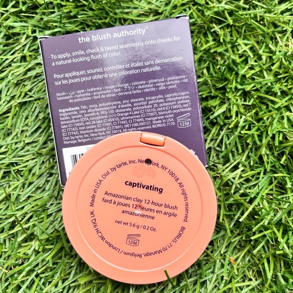 BNIB Tarte
Amazonian Clay 12-Hour Blush Captivating - Picture 7 of 7